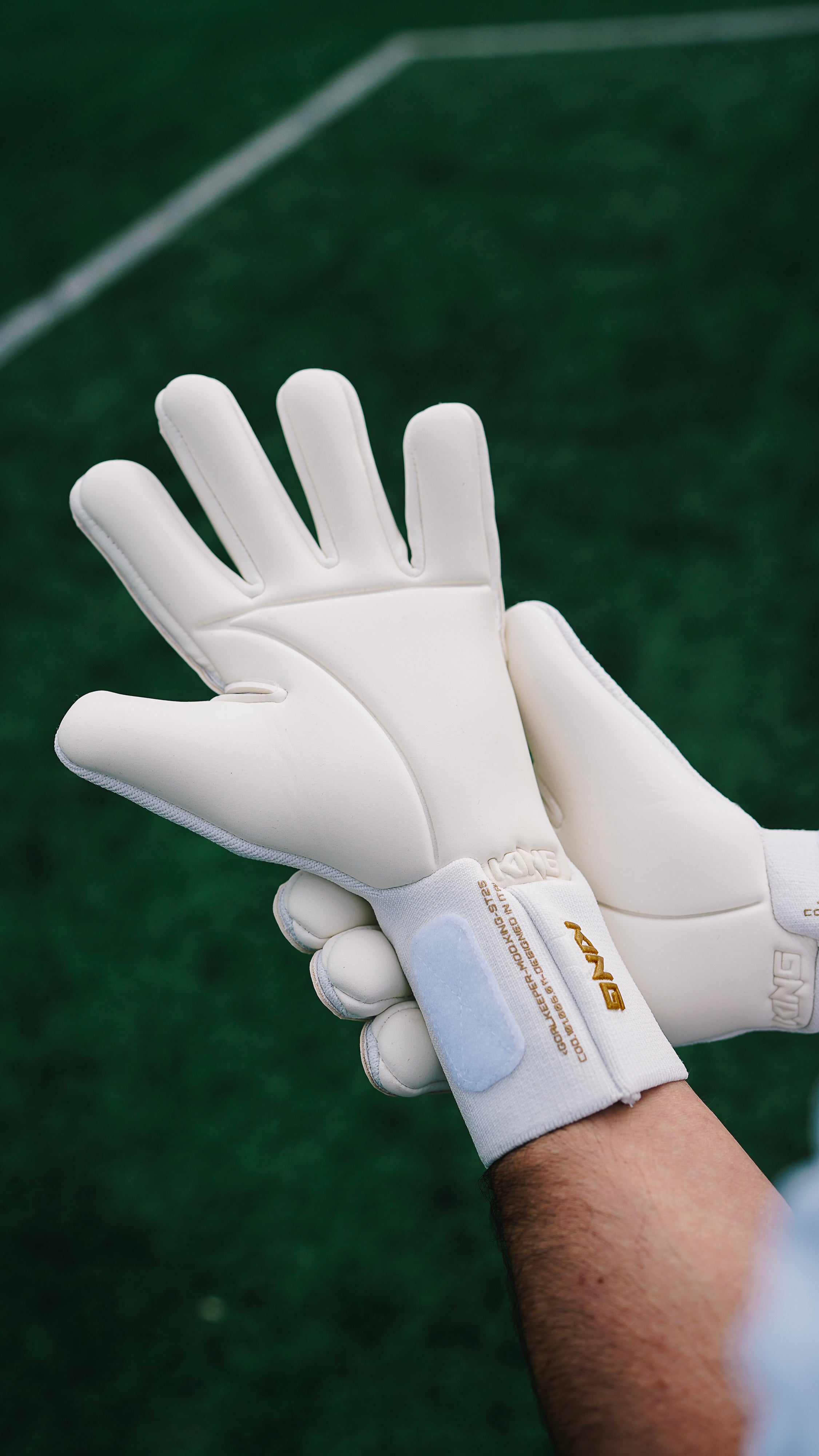 Guanti da portiere bianchi 
